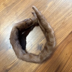 未使用　リアルファー☆テン☆毛皮　襟巻き★辻堂まで！の画像