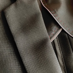 美品　はるやまメンズ　ブラックスーツ　上下セットの画像