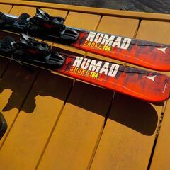 スキー３点セット　アトミック板１６０cm　ブーツHEAD26cm　ポール105センチの画像