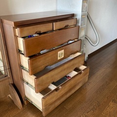 木製　　引き出しの画像