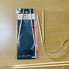 編み物セット　棒針　輪針　目印リング　編み物の画像
