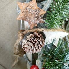 未使用 クリスマスリース 直径約36cm 飾り X'mas リース 装飾用品 Christmas 札幌 北20条店の画像