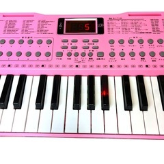 【マイク付き】Hricane 61鍵盤 多機能 電子キーボードの画像