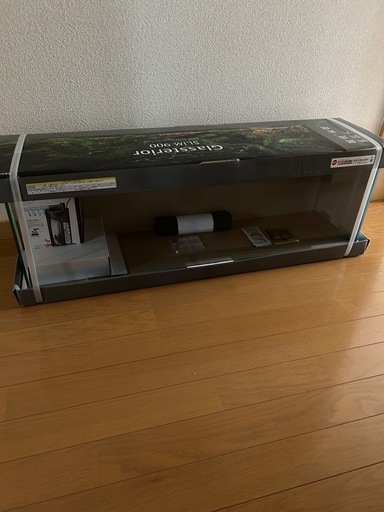 グラステリア サイレント 900スリム フィルターセットと水槽台