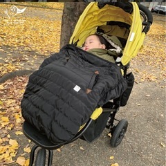 【美品】蓄熱　ホットベビーハグカバー ベビーケープ 抱っこ紐 防寒 ケープ 抱っこ紐用カバー 抱っこカバー ベビーカーカバー 防寒カバー チャイルドシート 風よけ ハグウェア CARESTARの画像