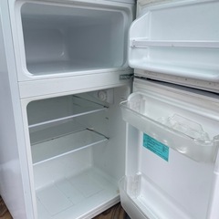 ハイアール　小さめ　2ドア　冷凍冷蔵庫　JR-N91Kの画像