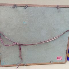 🔴山口市、油絵【新宅光男「花」昭和55年】¥5500🔴宇部市「明幸堂」での個展購入品⁉️の画像