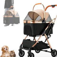 ペットカート 分離型 折りたたみの画像