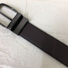 NAUTICA ノーティカ メンズ 本革 リバーシブルベルト ブラック/ブラウンの画像