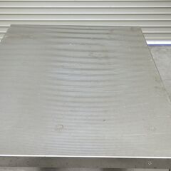 ≪zyt2552ジ≫ タニコー ステンレス製 引出し付作業台 TX-WT-90DNB 幅90cm 奥行60cm アジャスタ固着 現状品 調理台/店舗/設備/DIY/中古厨房機器/宮城県仙台市 71024-07の画像