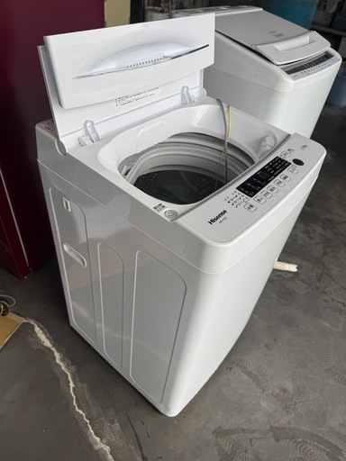 【美品】ハイセンス全自動洗濯機HW-K55E 5.5kg