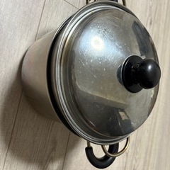 【埼玉】ステンレス製　パスタ鍋　深鍋の画像