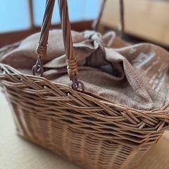 保冷バッグ付きバスケットの画像