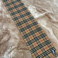 バーバリーBURBERRYマフラー ストール ショール スカーフブラウン　茶色系 ベージュノバチェックカシミヤ　カシミア　100％イングランド製 イギリス製 英国製レディース女性用婦人women’sメンズmen’s男性用紳士 ユニセックス男女兼用の画像