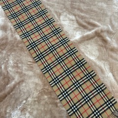 バーバリーBURBERRYマフラー ストール ショール スカーフブラウン　茶色系 ベージュノバチェックカシミヤ　カシミア　100％イングランド製 イギリス製 英国製レディース女性用婦人women’sメンズmen’s男性用紳士 ユニセックス男女兼用の画像