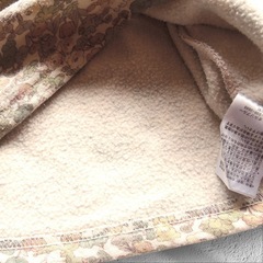 F.O.KIDS系　オルンブルー（ORN BLUE）裏起毛ワンピース　花柄　90サイズの画像