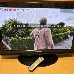 パナソニック 37V型ハイビジョンプラズマテレビ VIERA オマケ付きの画像