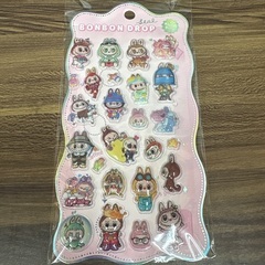 ６０枚セット　らぶぶ　ぷくぷくシール　全５種類の画像