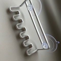 山崎実業 吸盤トゥースブラシホルダー タワー 5連 ホワイト 3285の画像