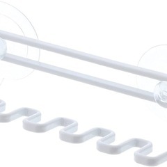 山崎実業 吸盤トゥースブラシホルダー タワー 5連 ホワイト 3285の画像