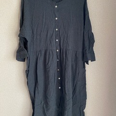 ロングシャツワンピース2点セットの画像