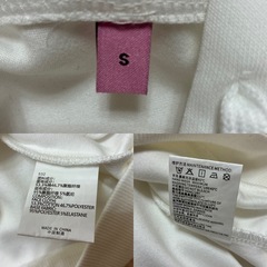 MONCLERロゴ パーカー ホワイトの画像