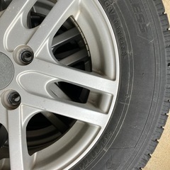 22年ヨコハマiceGUARD IG91 155/80R14 lapasホイール付きの画像