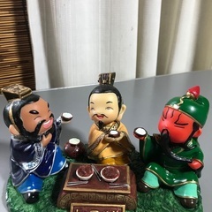 三国志演義置物　名場面シーン2個の画像