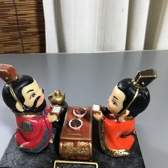 三国志演義置物　名場面シーン2個の画像