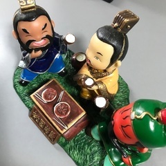 三国志演義置物　名場面シーン2個の画像