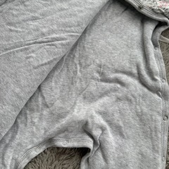 プチバトー中綿入り花柄カバーオールの画像