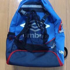 アンブロのジュニアサッカーリュック美品の画像