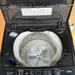 2022年製 YAMADA SELECTの全自動洗濯機 YWM-T60H1の画像