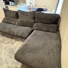 定価32万 L字カウチソファ 四人掛けの画像