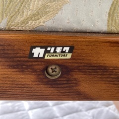 【カリモク】ロッキングチェア　アンティークの画像