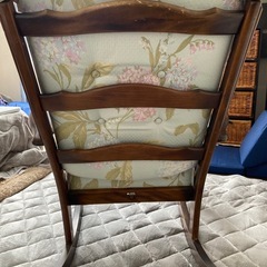 【カリモク】ロッキングチェア　アンティークの画像