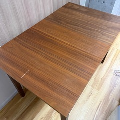 伸縮ダイニングテーブル+チェア2脚の画像