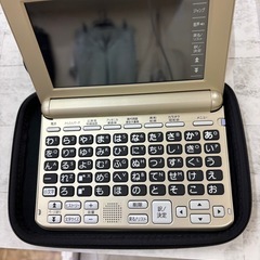 未使用品CASIO EX-word 電子辞書 タッチペン付きカバー付きの画像