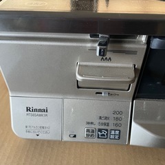 【引取限定】中古美品　Rinnaiガステーブル　RTS65AWK1R-CL 　LPガス用　の画像