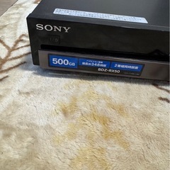 SONY 500GB ブルーレイ  レコーダーの画像