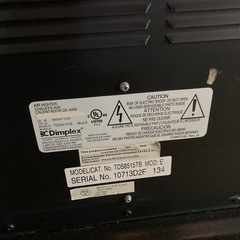 M203　ディンプレックス（Dimplex）おしゃれな！暖炉電気ヒーターアンティークに最適♪の画像