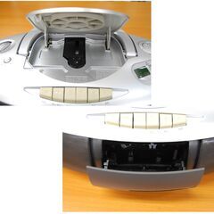 オーム電機 CDラジオカセットレコーダー RCD-355Y AudioComm ラジカセ CDプレーヤー カセットプレーヤー 札幌市 清田区 平岡の画像