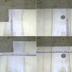 ≪zyt2553ジ≫ マルゼン ステンレス作業台 変形天板 幅118cm 奥行60cm 高さ85cm 柱避け/配管避け 店舗/厨房/調理台/中古厨房機器/宮城県仙台市 71024-08の画像