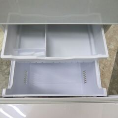 HITACHI　3ドア冷蔵庫　自動製氷　真空チルド　ガラスドア　315L　R-S32JVの画像