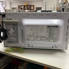 O 2511-303 YUASA 単機能電子レンジ17L 2024年製　通電確認済み　キズ汚れ有りの画像