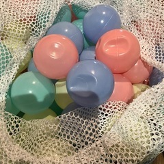 カラーボール　パステルカラーの画像