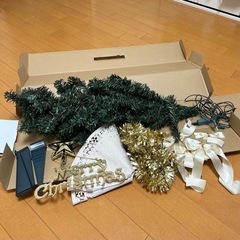 クリスマスツリー　ニトリ　飾り一部なしの画像