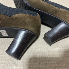 REGALリーガルブラウン・ネイビーモンクストラップパンプス23.5㎝の画像