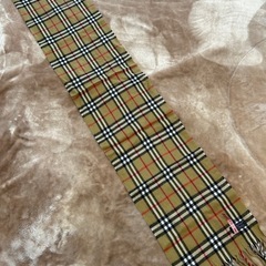 バーバリーBURBERRYマフラーストール ショールスカーフbrown ブラウン茶色系ベージュノバチェックLAMBSWOOLウール毛100％イングランド製イギリス製英国製レディース女性用婦人ウィメンズwomen’sメンズmen’s男性用紳士ユニセックス男女兼用の画像