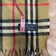 バーバリーBURBERRYマフラーストール ショールスカーフbrown ブラウン茶色系ベージュノバチェックLAMBSWOOLウール毛100％イングランド製イギリス製英国製レディース女性用婦人ウィメンズwomen’sメンズmen’s男性用紳士ユニセックス男女兼用の画像